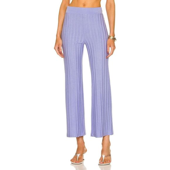 JONATHAN SIMKHAI‎ STANDARD Celia Wide Leg Pant Cornflower Size Medium - Picture 1 of 7